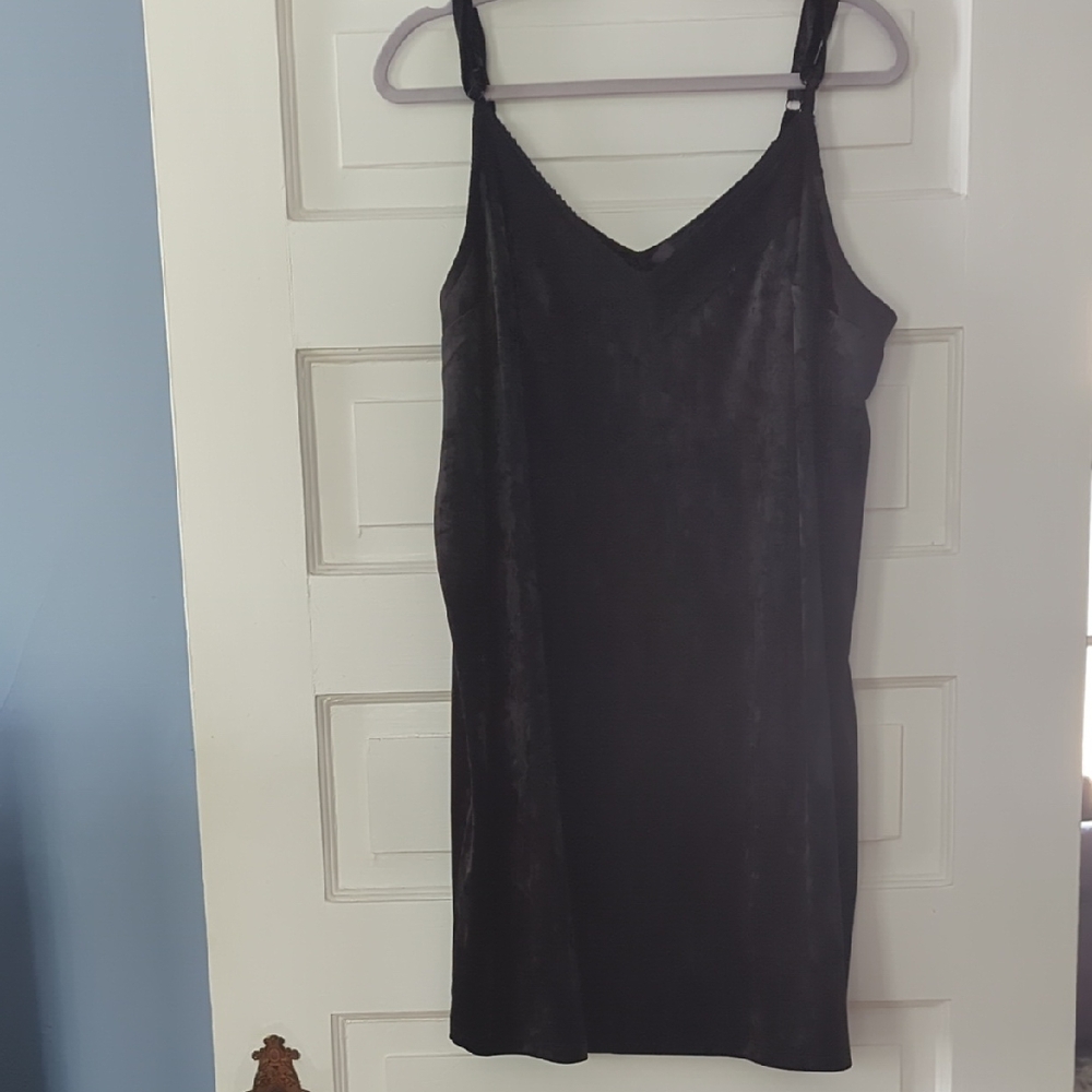 Torrid Black Velvet Dress